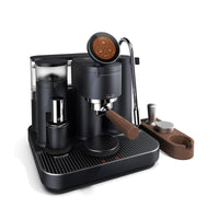Meraki Gen 2 espresso machine in black, side view